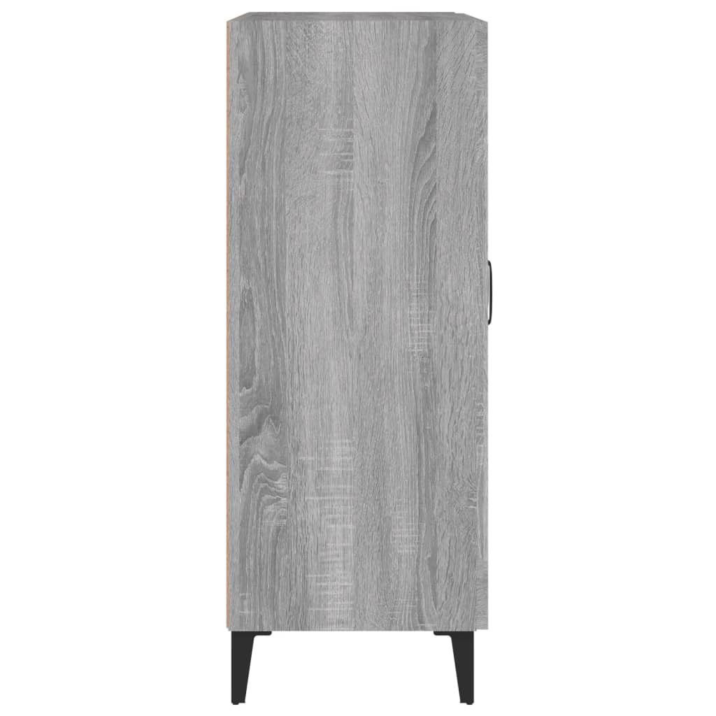 Dressoir 69,5x34x90 cm bewerkt hout grijs sonoma eikenkleurig is nu te koop bij PeponiXL, paradijselijk wonen!