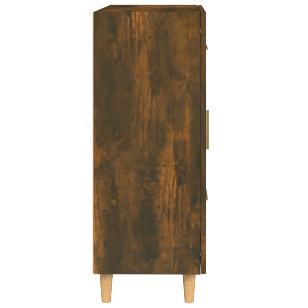 Dressoir 69,5x34x90 cm bewerkt hout gerookt eikenkleurig is nu te koop bij PeponiXL, paradijselijk wonen!