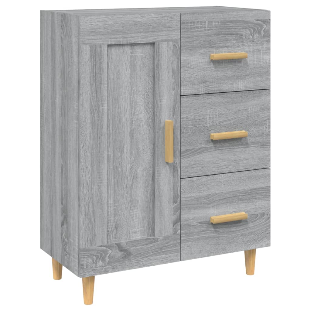 Dressoir 69,5x34x90 cm bewerkt hout grijs sonoma eikenkleurig is nu te koop bij PeponiXL, paradijselijk wonen!