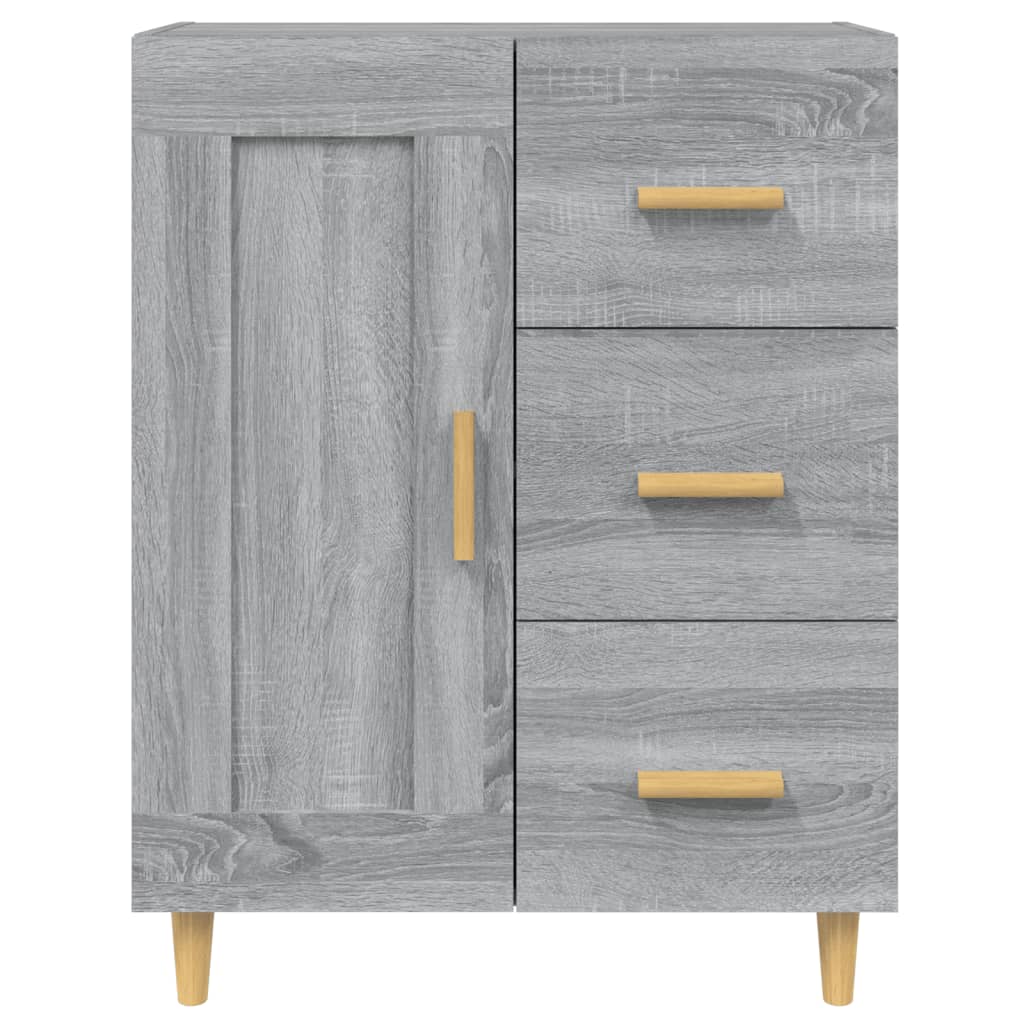 Dressoir 69,5x34x90 cm bewerkt hout grijs sonoma eikenkleurig is nu te koop bij PeponiXL, paradijselijk wonen!