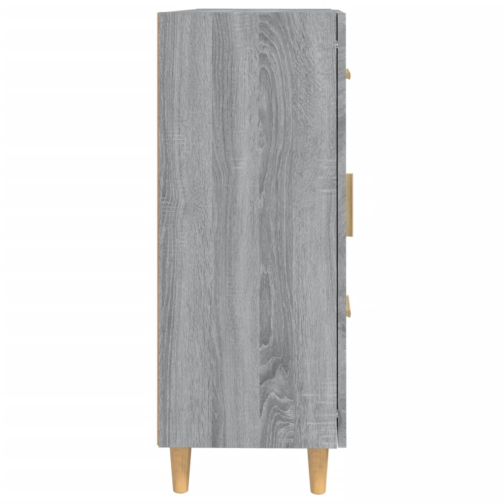 Dressoir 69,5x34x90 cm bewerkt hout grijs sonoma eikenkleurig is nu te koop bij PeponiXL, paradijselijk wonen!