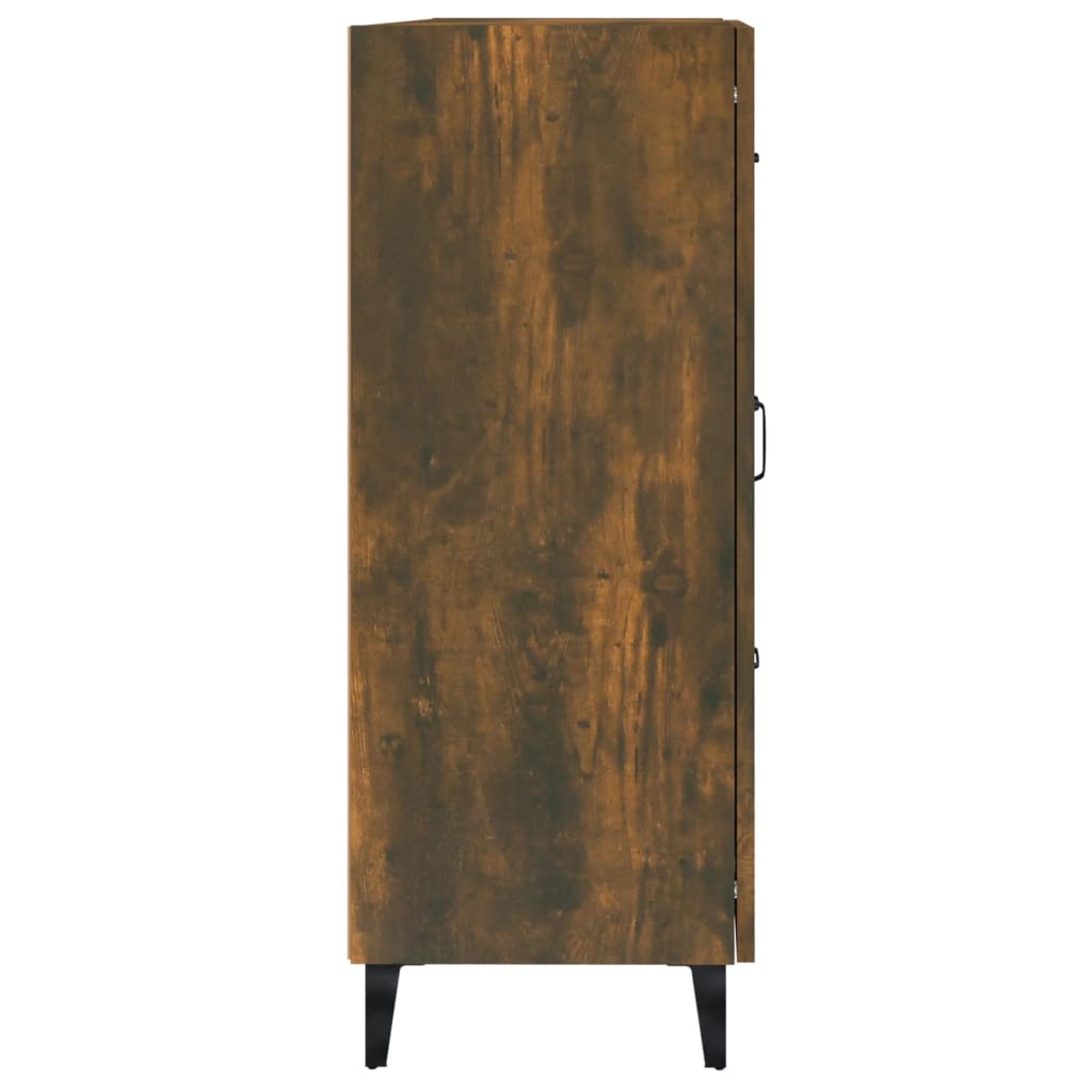Dressoir 69,5x34x90 cm bewerkt hout gerookt eikenkleurig is nu te koop bij PeponiXL, paradijselijk wonen!