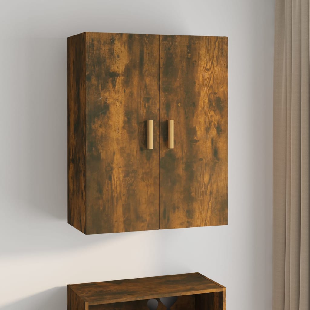 Hangkast 69,5x34x90 cm gerookt eikenkleurig is nu te koop bij PeponiXL, paradijselijk wonen!