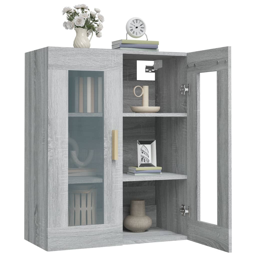 Bovenkast 69,5x34x90 cm grijs sonoma eikenkleurig is nu te koop bij PeponiXL, paradijselijk wonen!