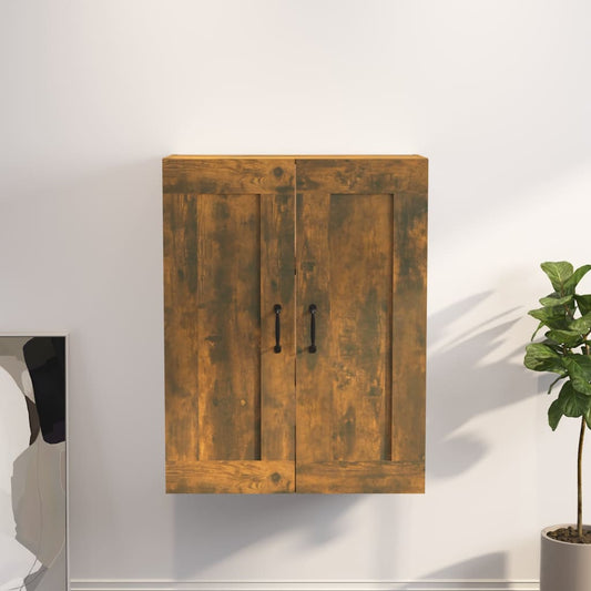 Hangkast 69,5x32,5x90 cm gerookt eikenkleurig is nu te koop bij PeponiXL, paradijselijk wonen!