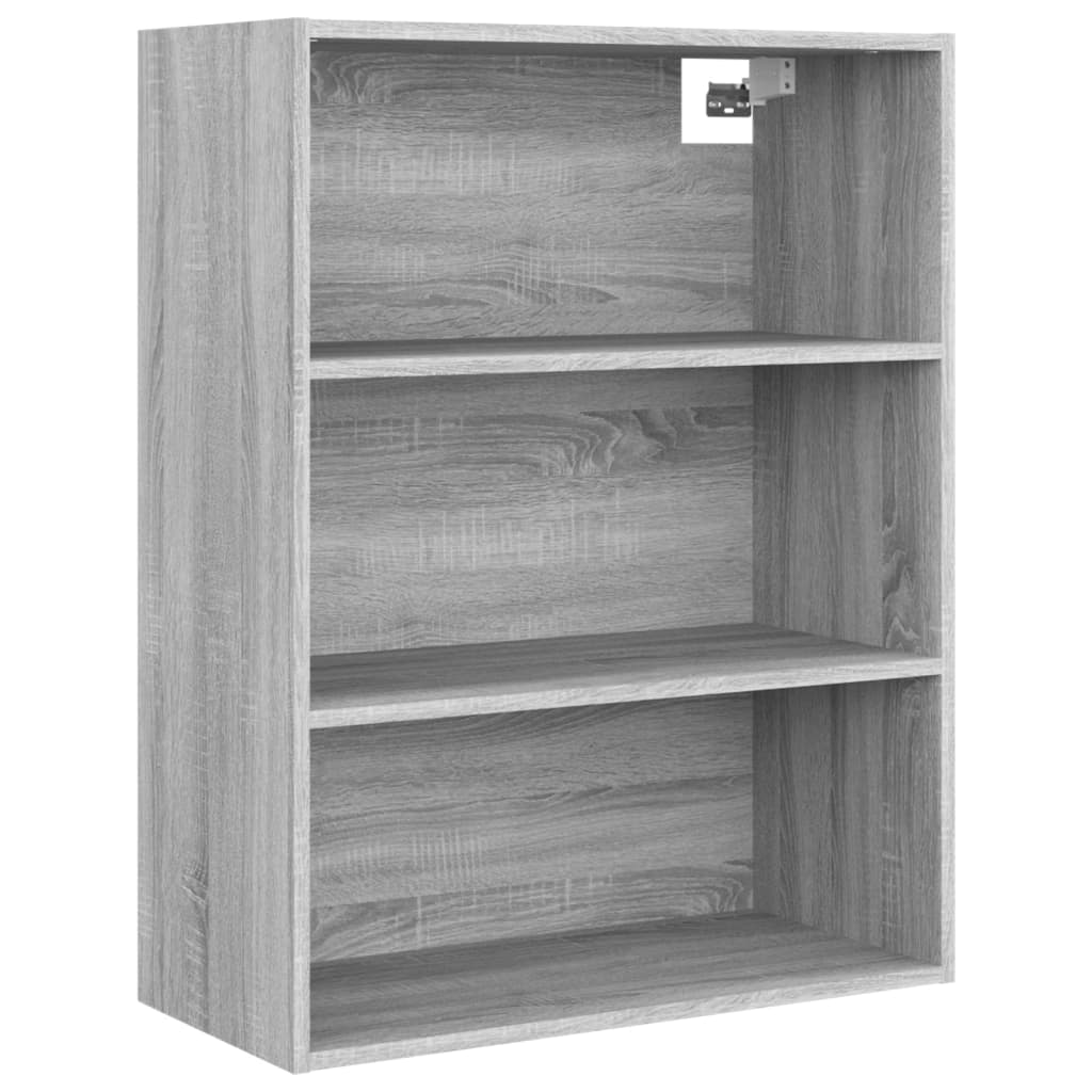 Hangkast 69,5x32,5x90 cm grijs sonoma eikenkleurig is nu te koop bij PeponiXL, paradijselijk wonen!