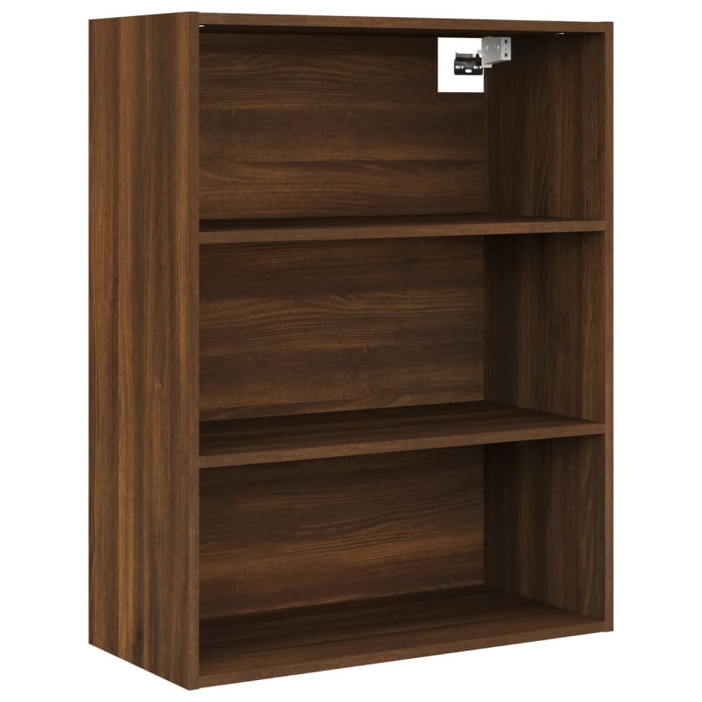 Hangkast 69,5x32,5x90 cm bruin eikenkleur is nu te koop bij PeponiXL, paradijselijk wonen!