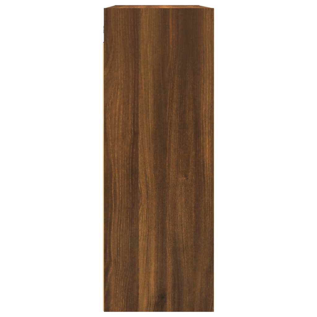 Hangkast 69,5x32,5x90 cm bruin eikenkleur is nu te koop bij PeponiXL, paradijselijk wonen!