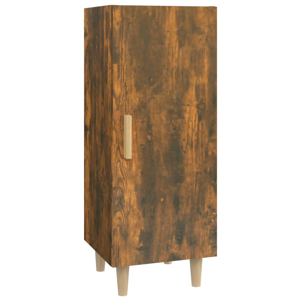Dressoir 34,5x34x90 cm bewerkt hout gerookt eikenkleurig is nu te koop bij PeponiXL, paradijselijk wonen!