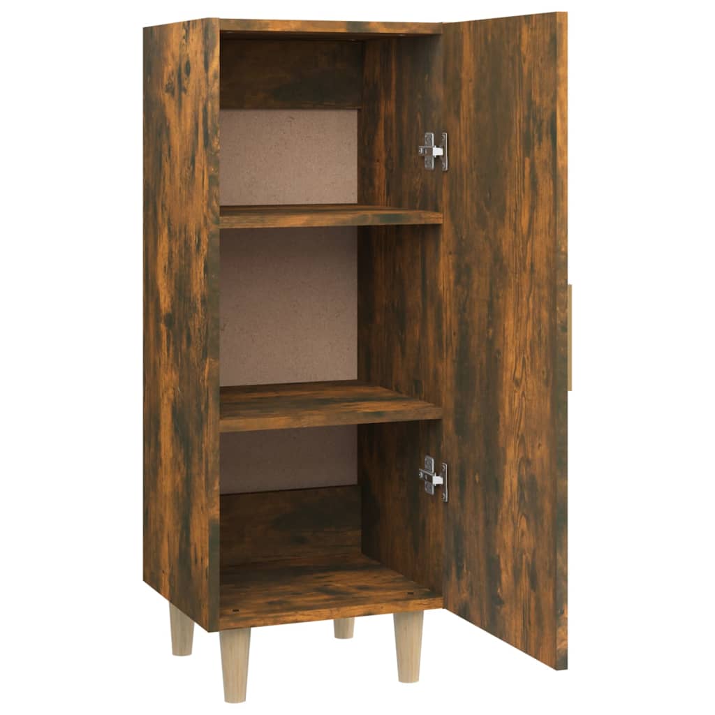 Dressoir 34,5x34x90 cm bewerkt hout gerookt eikenkleurig is nu te koop bij PeponiXL, paradijselijk wonen!