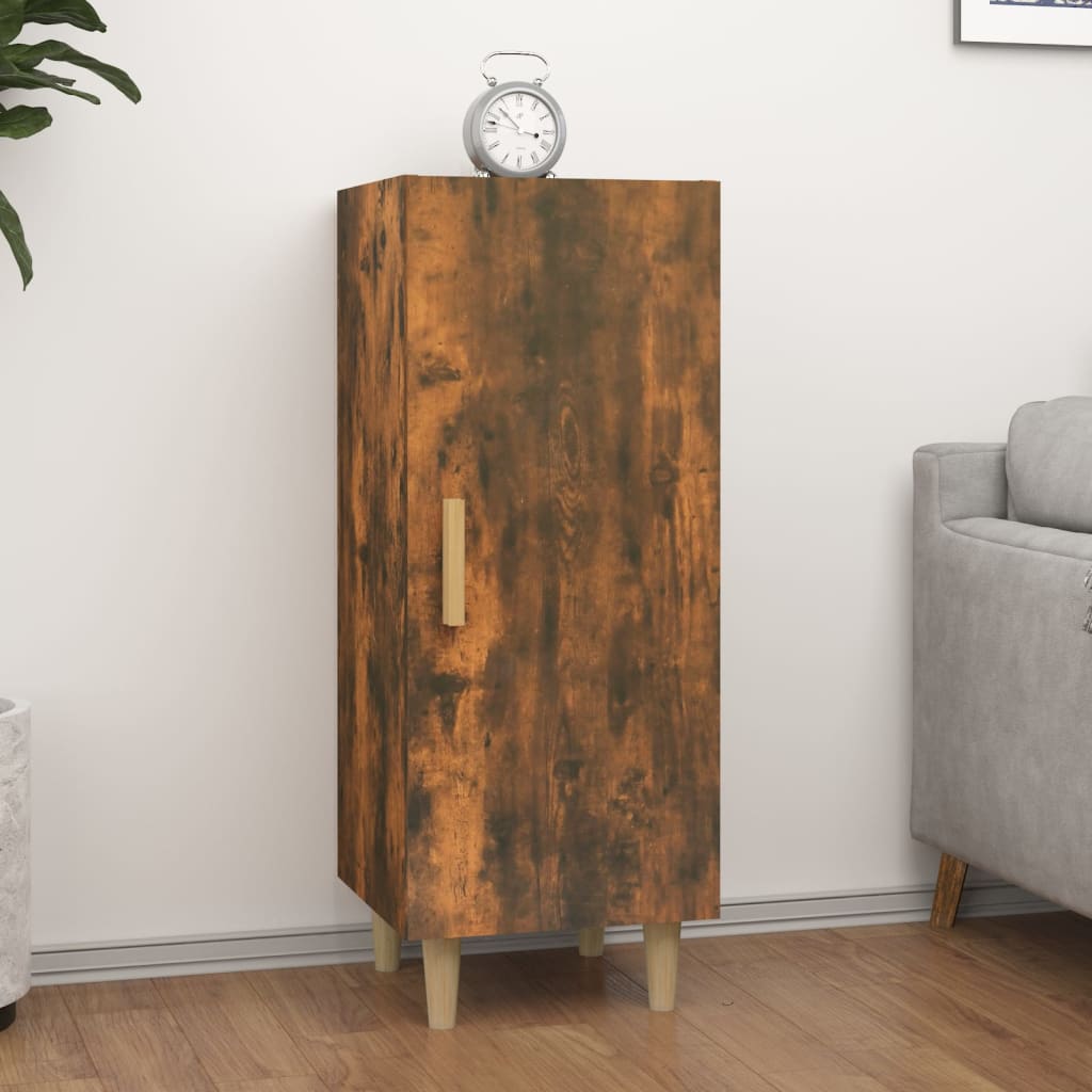 Dressoir 34,5x34x90 cm bewerkt hout gerookt eikenkleurig is nu te koop bij PeponiXL, paradijselijk wonen!