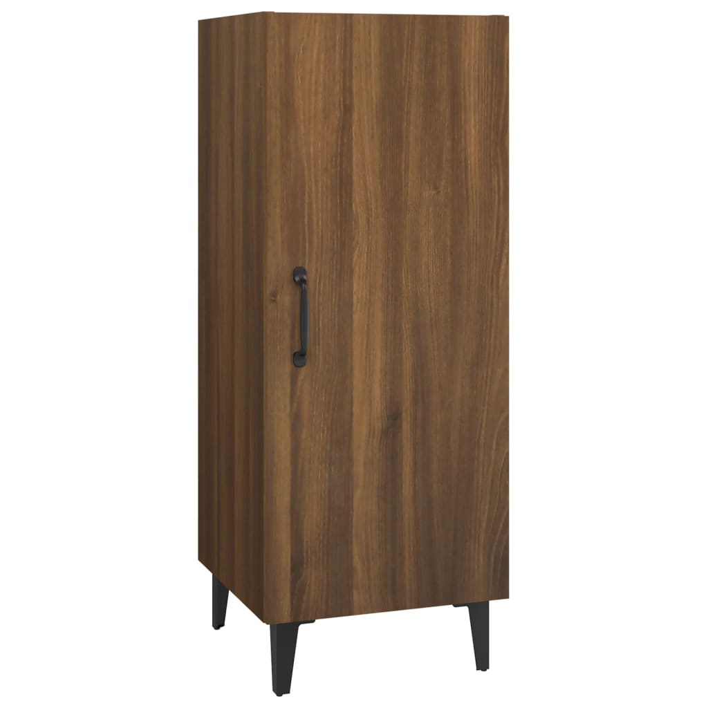 Dressoir 34,5x34x90 cm bewerkt hout bruin eikenkleur is nu te koop bij PeponiXL, paradijselijk wonen!