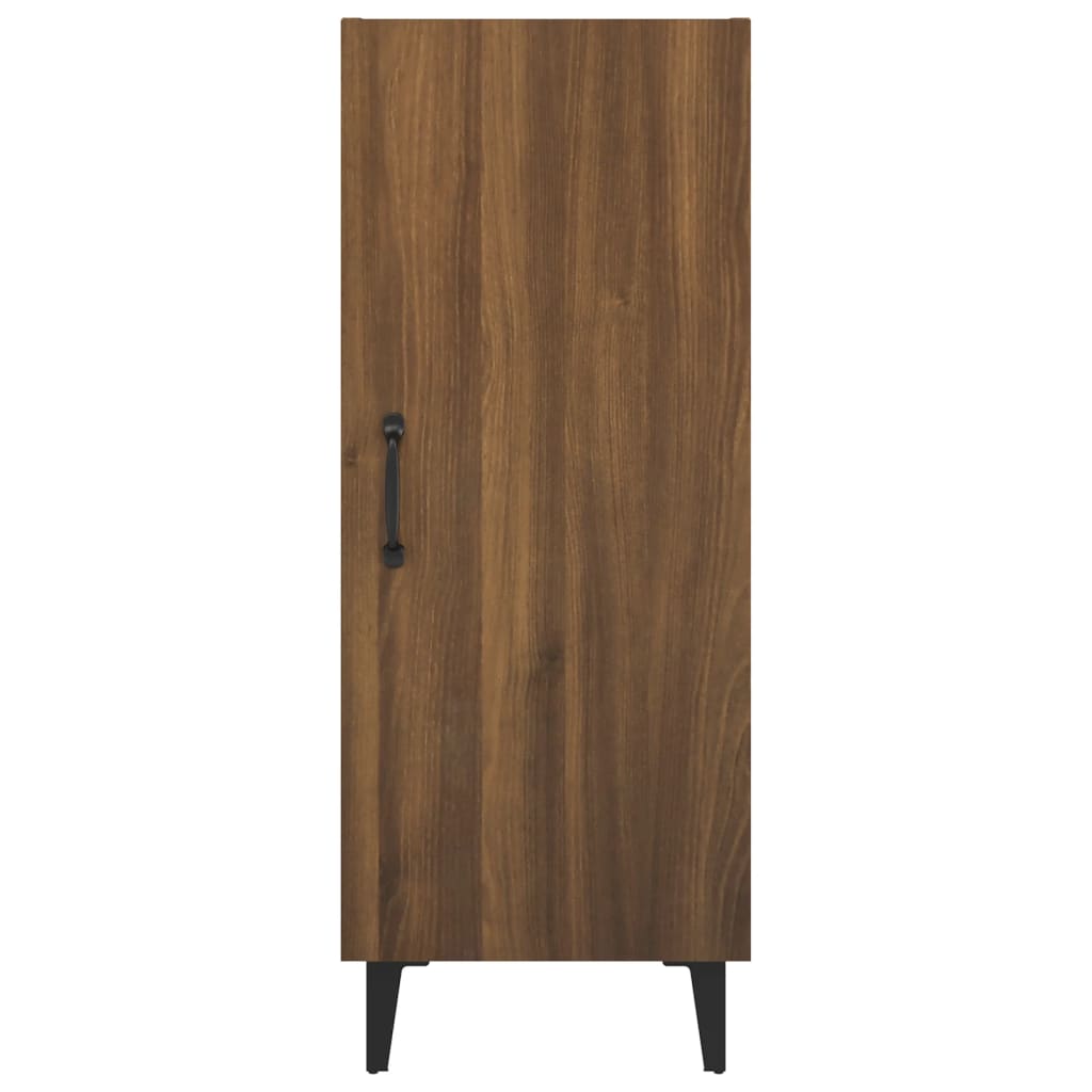 Dressoir 34,5x34x90 cm bewerkt hout bruin eikenkleur is nu te koop bij PeponiXL, paradijselijk wonen!