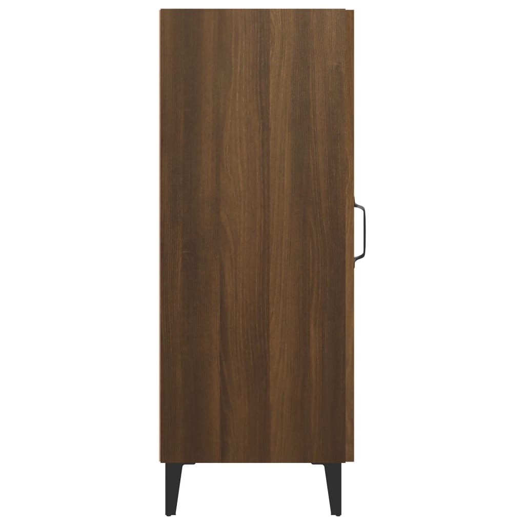 Dressoir 34,5x34x90 cm bewerkt hout bruin eikenkleur is nu te koop bij PeponiXL, paradijselijk wonen!