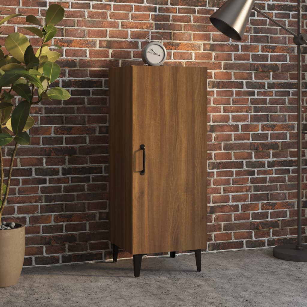 Dressoir 34,5x34x90 cm bewerkt hout bruin eikenkleur is nu te koop bij PeponiXL, paradijselijk wonen!