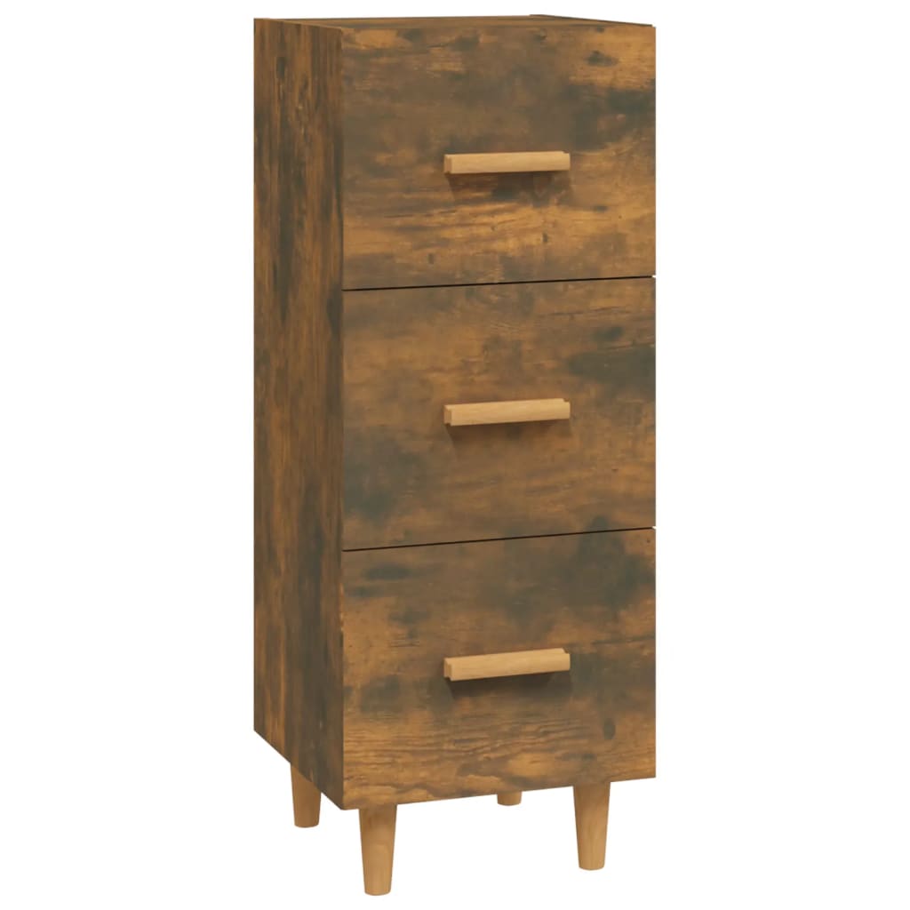 Dressoir 34,5x34x90 cm bewerkt hout gerookt eiken is nu te koop bij PeponiXL, paradijselijk wonen!