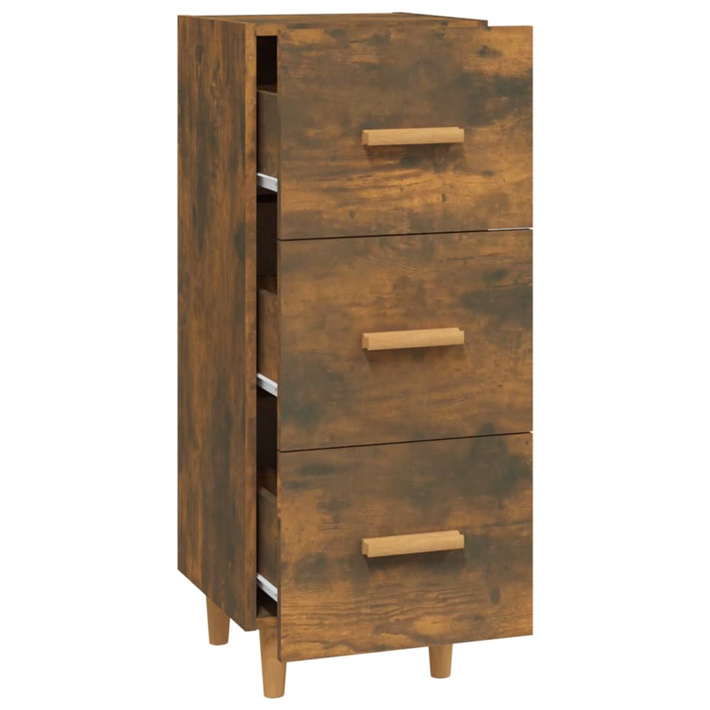 Dressoir 34,5x34x90 cm bewerkt hout gerookt eiken is nu te koop bij PeponiXL, paradijselijk wonen!
