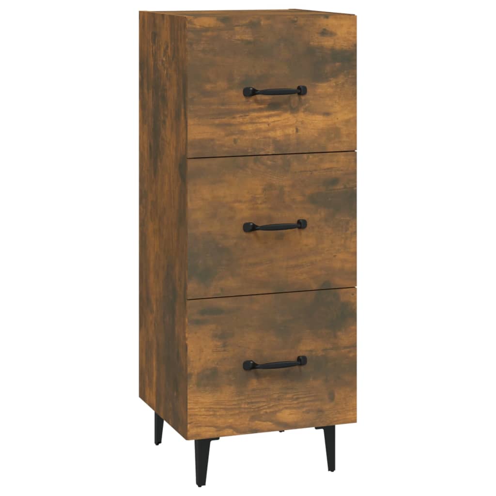 Dressoir 34,5x34x90 cm bewerkt hout gerookt eiken is nu te koop bij PeponiXL, paradijselijk wonen!