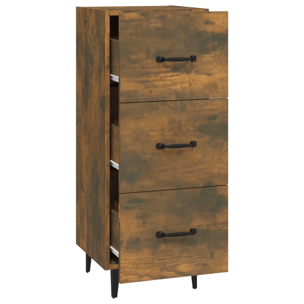 Dressoir 34,5x34x90 cm bewerkt hout gerookt eiken is nu te koop bij PeponiXL, paradijselijk wonen!