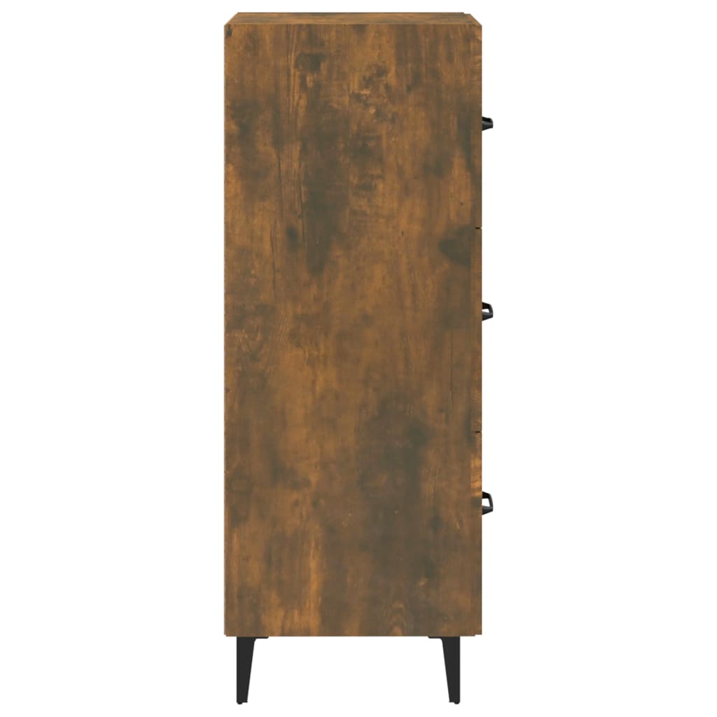 Dressoir 34,5x34x90 cm bewerkt hout gerookt eiken is nu te koop bij PeponiXL, paradijselijk wonen!