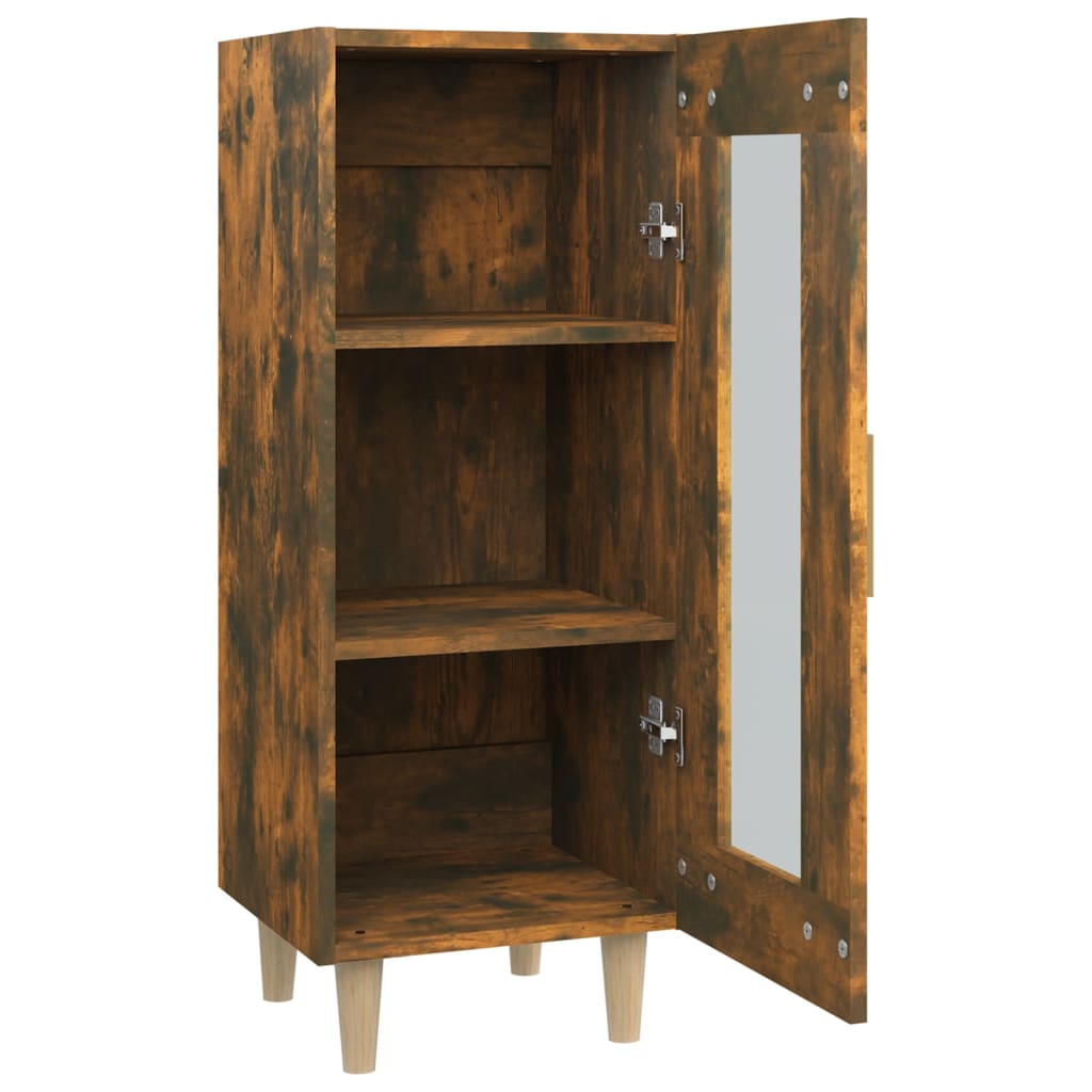 Dressoir 34,5x34x90 cm bewerkt hout gerookt eiken is nu te koop bij PeponiXL, paradijselijk wonen!