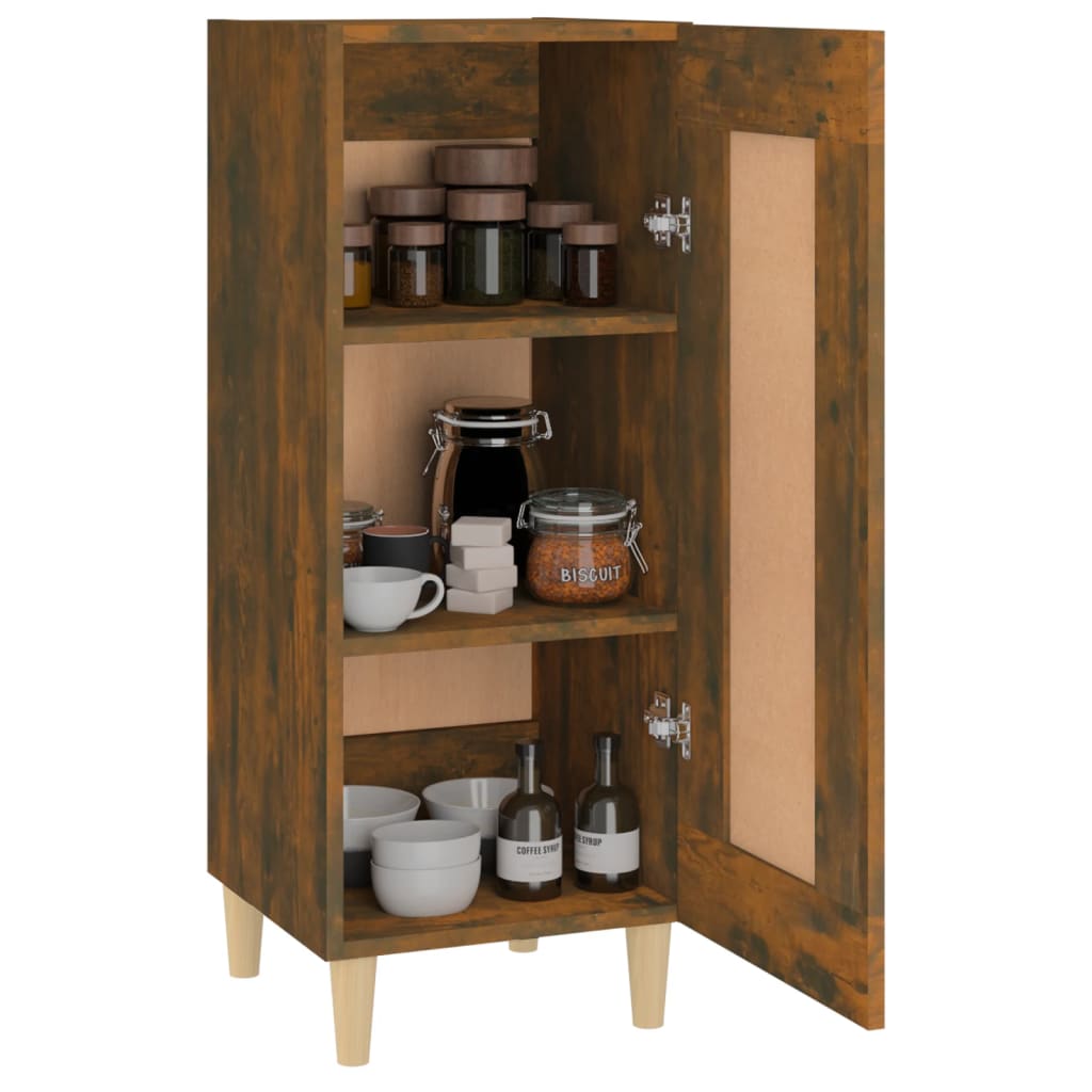 Dressoir 34,5x34x90 cm bewerkt hout gerookt eiken is nu te koop bij PeponiXL, paradijselijk wonen!