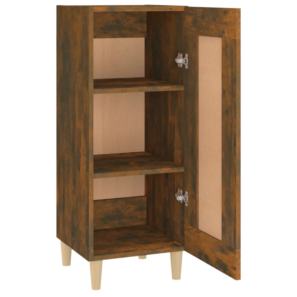 Dressoir 34,5x34x90 cm bewerkt hout gerookt eiken is nu te koop bij PeponiXL, paradijselijk wonen!