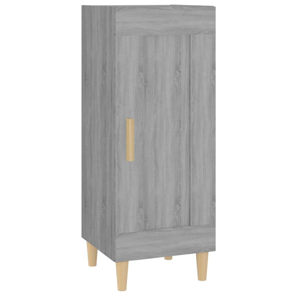 Dressoir 34,5x34x90 cm bewerkt hout grijs sonoma eikenkleurig is nu te koop bij PeponiXL, paradijselijk wonen!