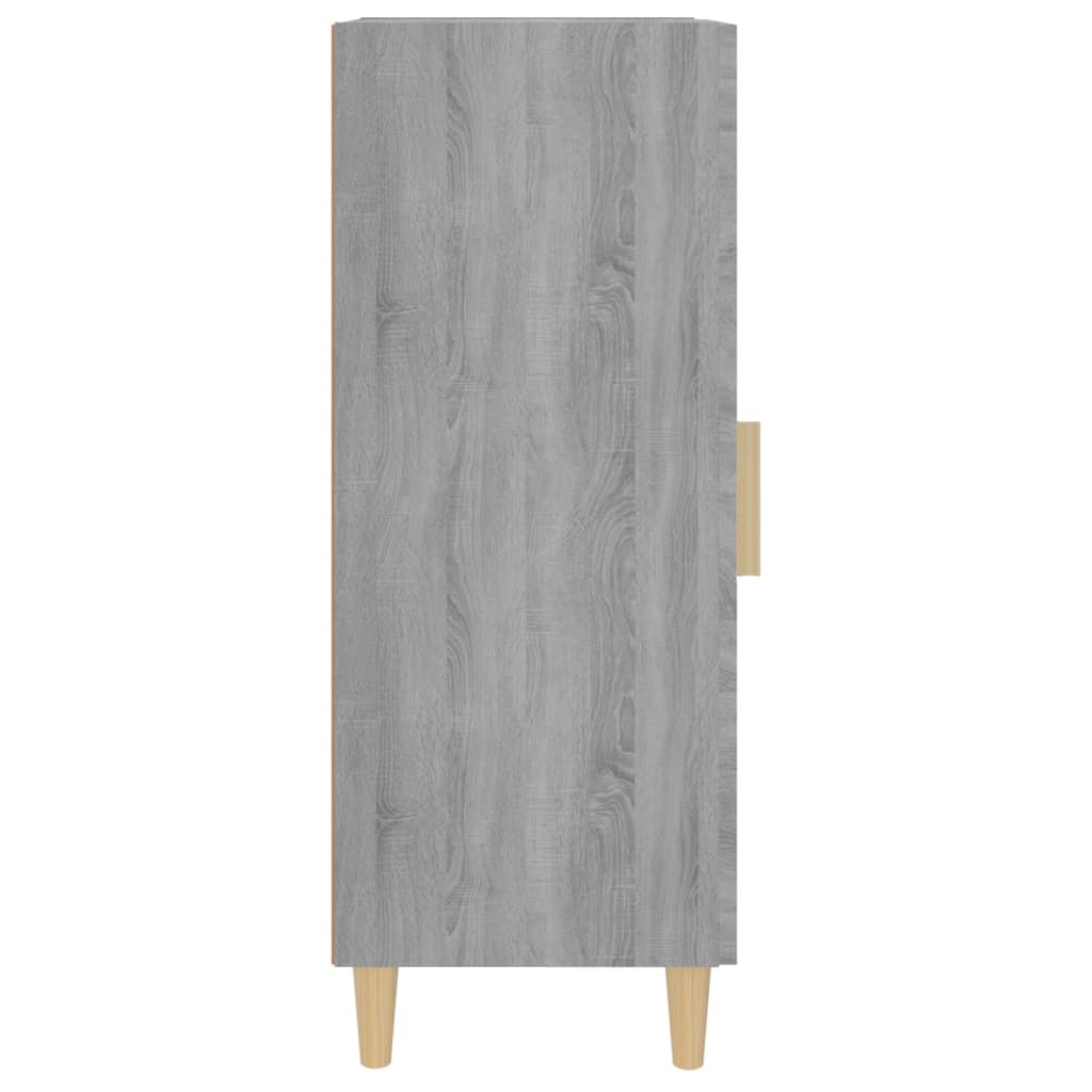 Dressoir 34,5x34x90 cm bewerkt hout grijs sonoma eikenkleurig is nu te koop bij PeponiXL, paradijselijk wonen!