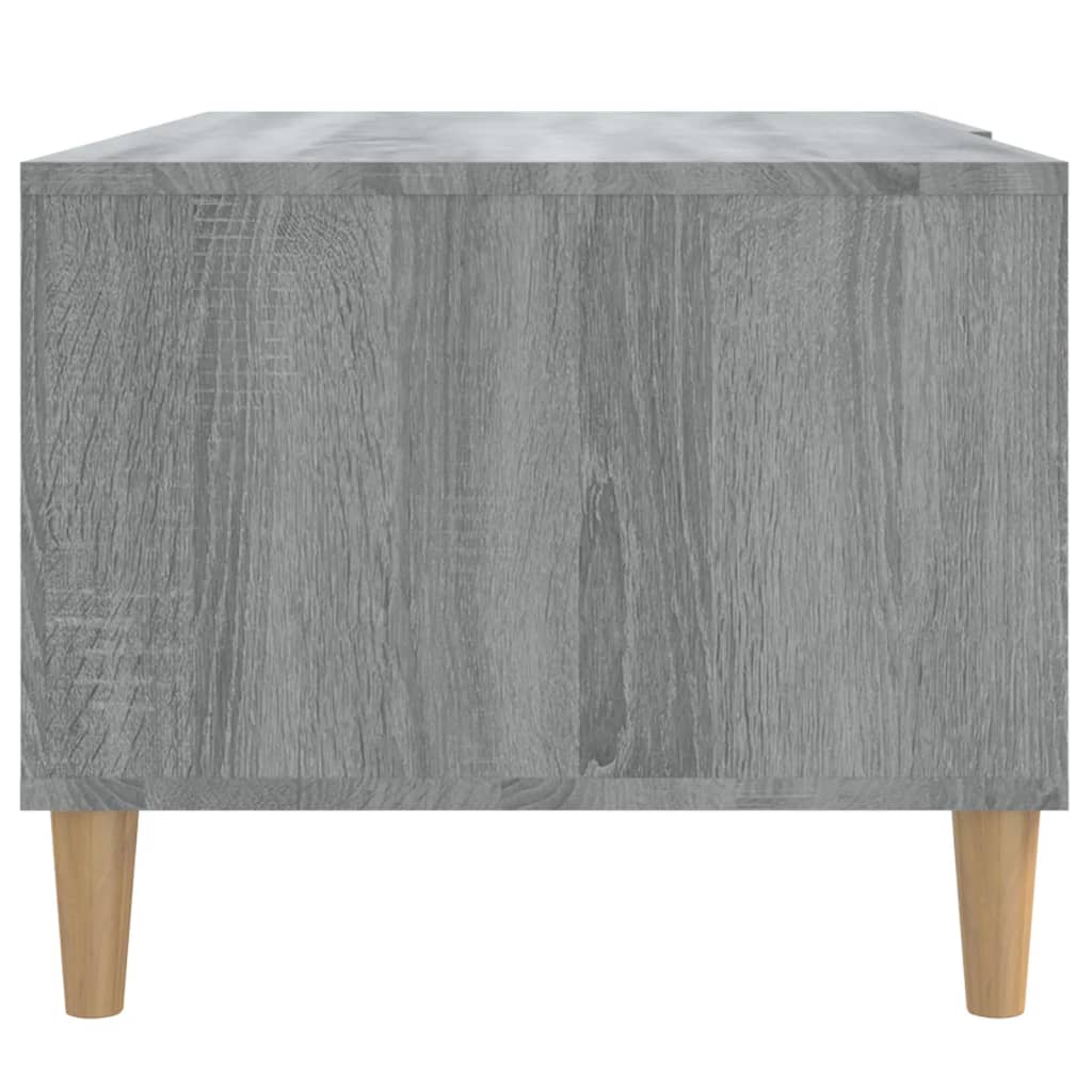 Salontafel 89,5x50x40 cm bewerkt hout grijs sonoma eikenkleurig is nu te koop bij PeponiXL, paradijselijk wonen!