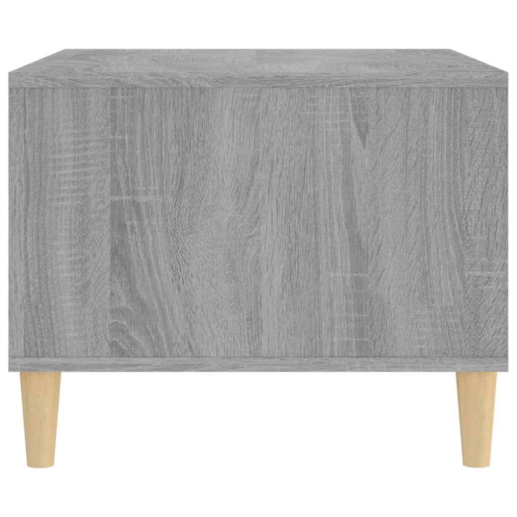 Salontafel 60x50x40 cm bewerkt hout grijs sonoma eikenkleurig is nu te koop bij PeponiXL, paradijselijk wonen!