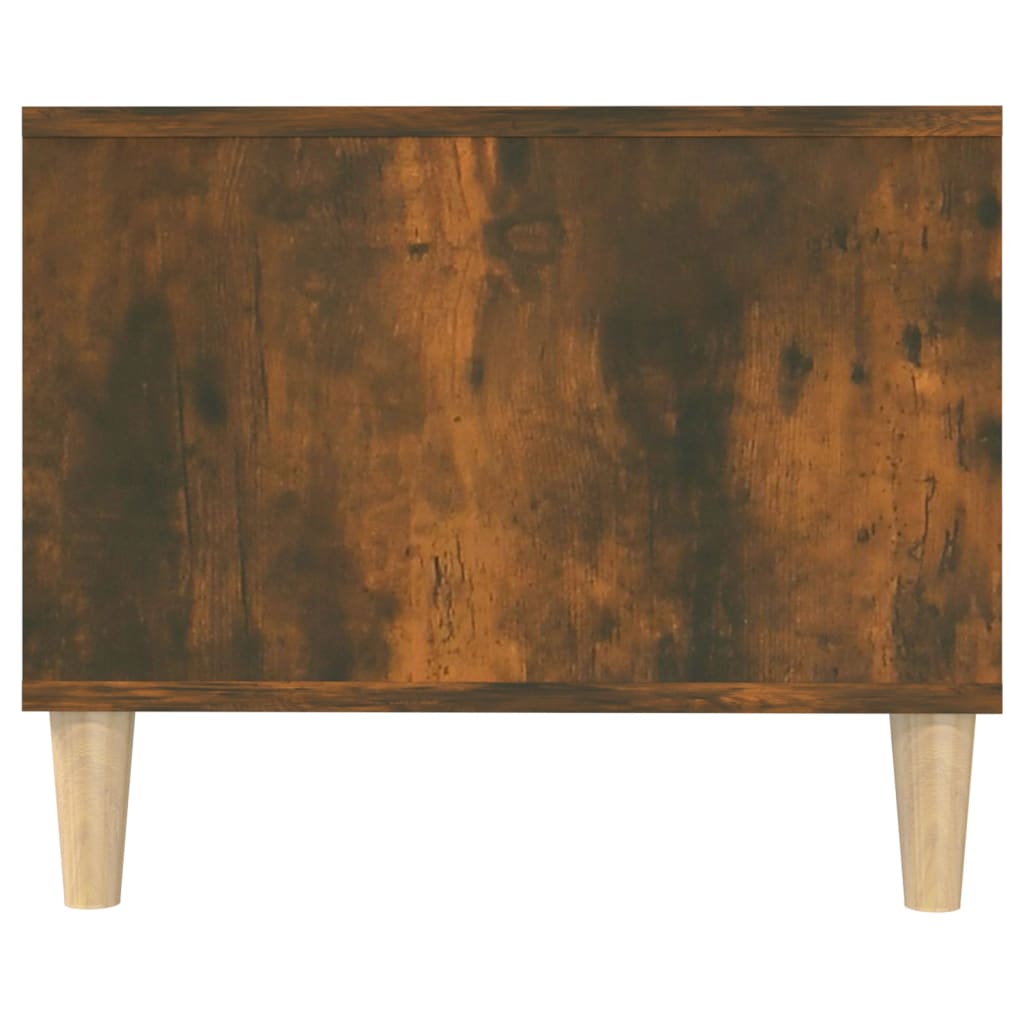 Salontafel 102x50x40 cm bewerkt hout gerookt eikenkleurig is nu te koop bij PeponiXL, paradijselijk wonen!