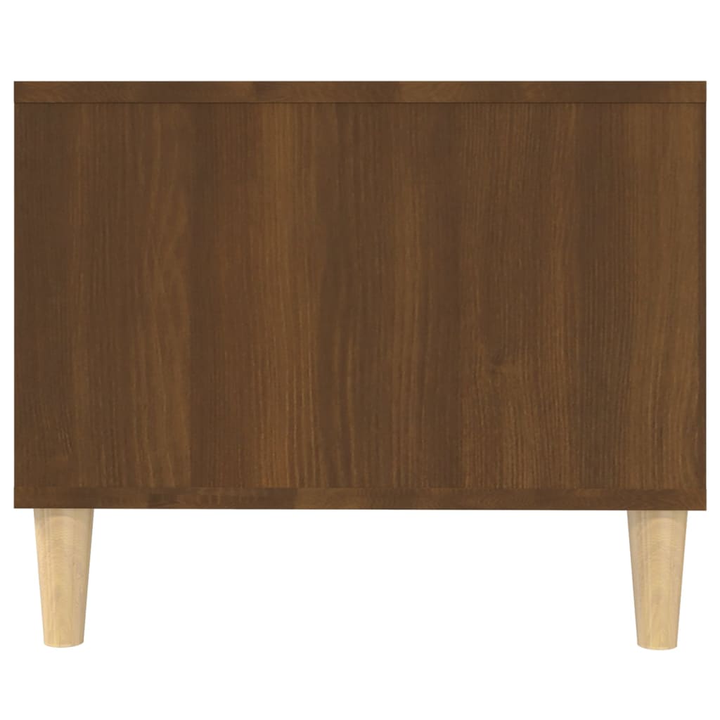 Salontafel 102x50x40 cm bewerkt hout bruin eikenkleur is nu te koop bij PeponiXL, paradijselijk wonen!