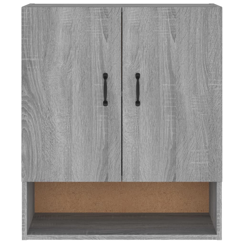 Wandkast 60x31x70 cm bewerkt hout grijs sonoma eikenkleurig is nu te koop bij PeponiXL, paradijselijk wonen!