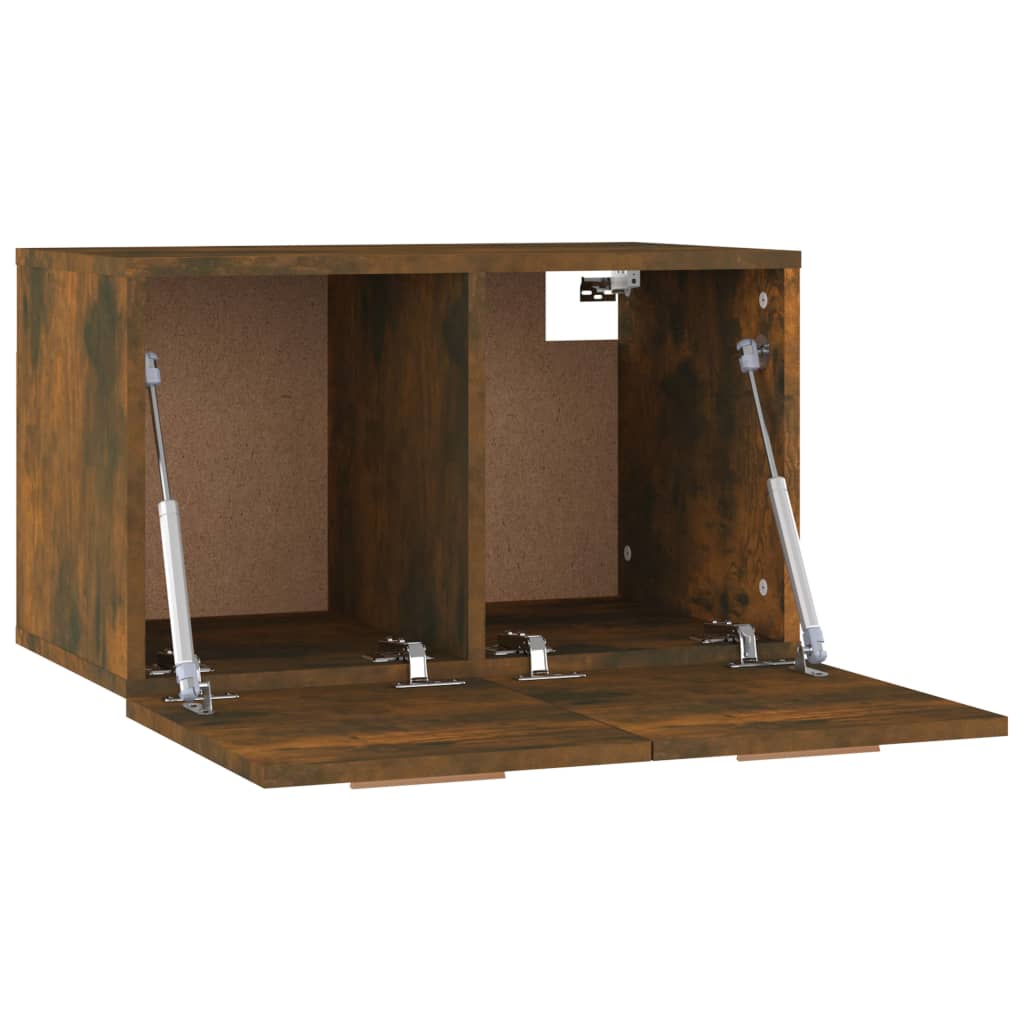 Wandkast 60x36,5x35 cm bewerkt hout gerookt eikenkleurig is nu te koop bij PeponiXL, paradijselijk wonen!