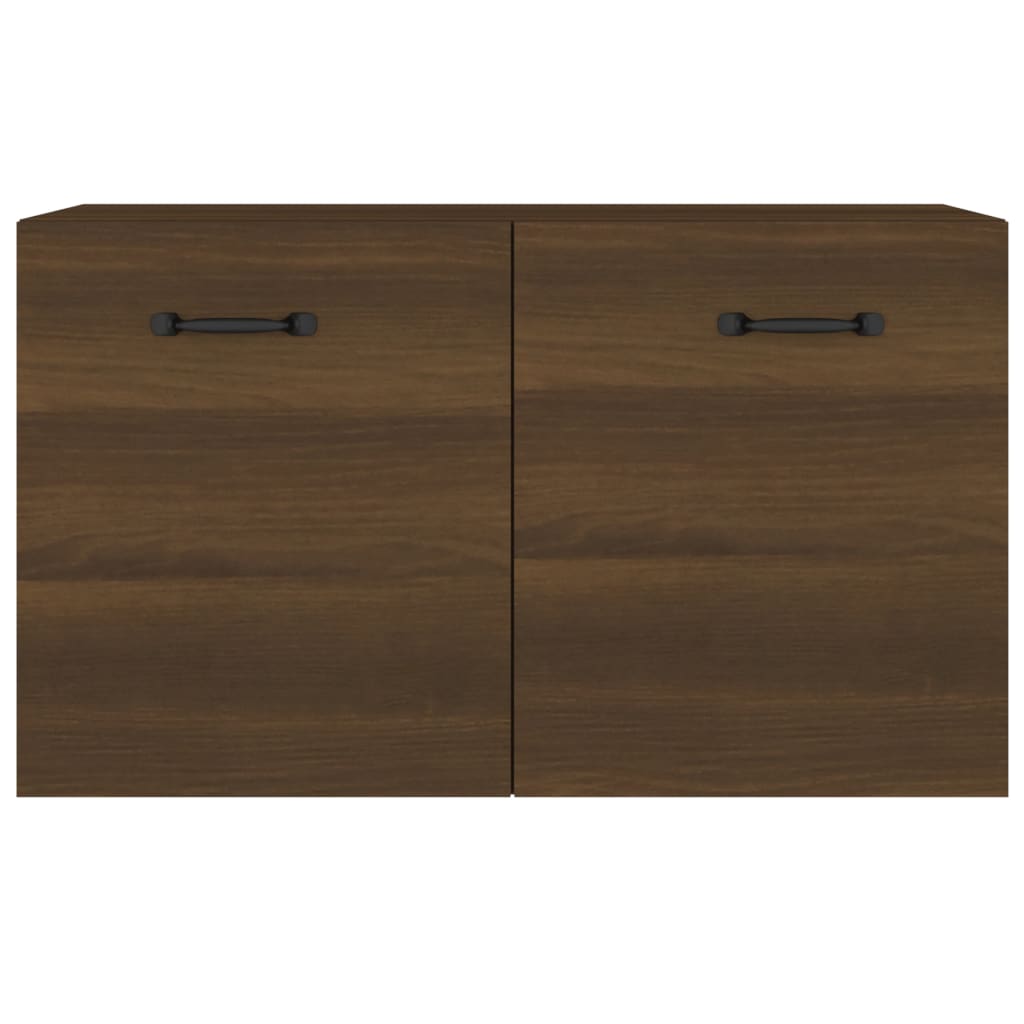 Wandkast 60x36,5x35 cm bewerkt hout bruin eikenkleur is nu te koop bij PeponiXL, paradijselijk wonen!