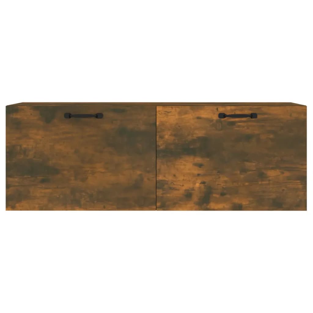 Wandkast 100x36,5x35 cm bewerkt hout gerookt eikenkleurig is nu te koop bij PeponiXL, paradijselijk wonen!