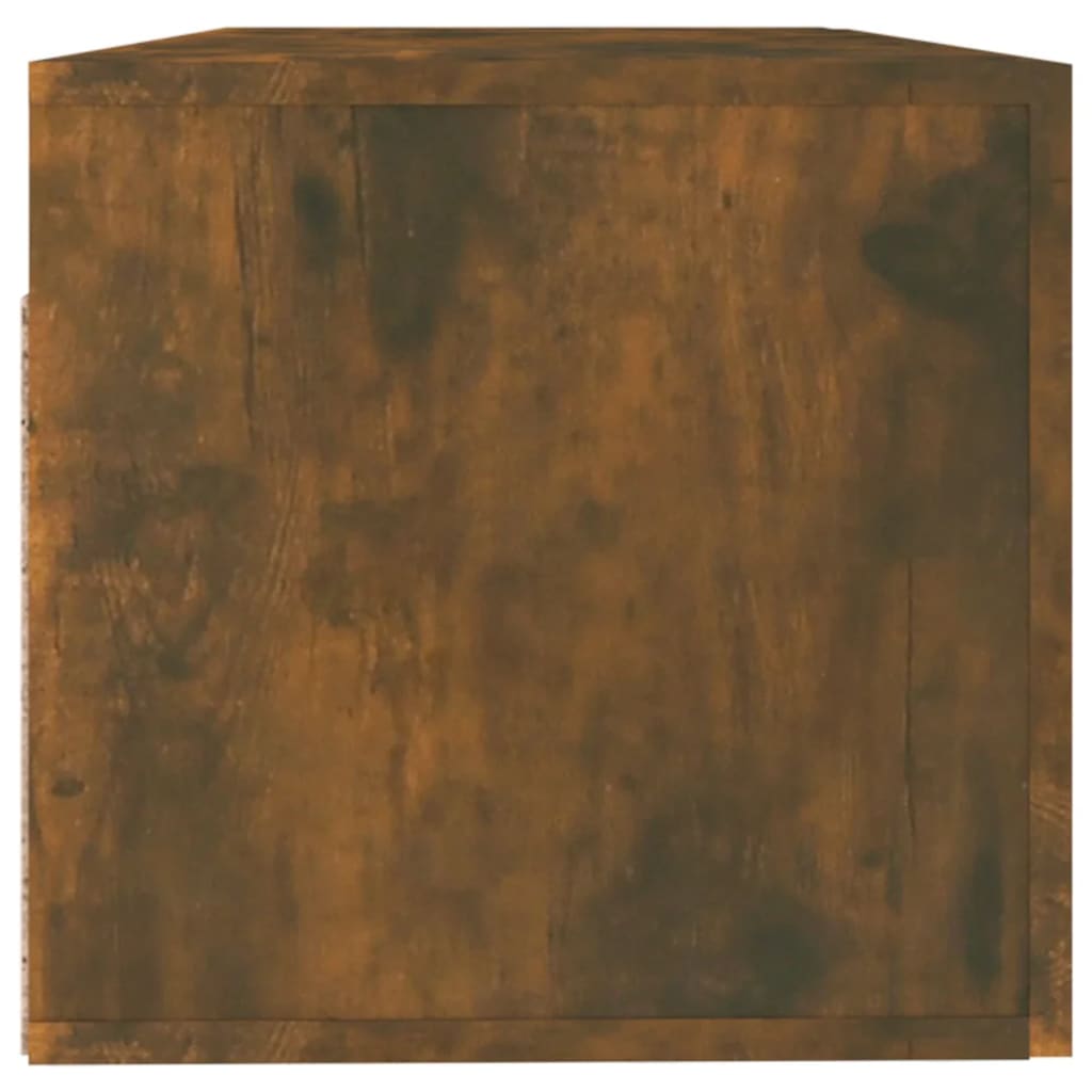 Wandkast 100x36,5x35 cm bewerkt hout gerookt eikenkleurig is nu te koop bij PeponiXL, paradijselijk wonen!