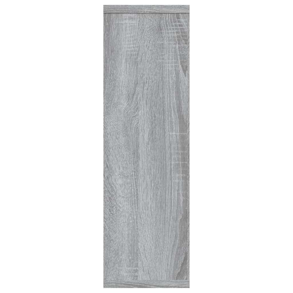Wandschap 85x16x52,5 cm bewerkt hout grijs sonoma eikenkleur is nu te koop bij PeponiXL, paradijselijk wonen!