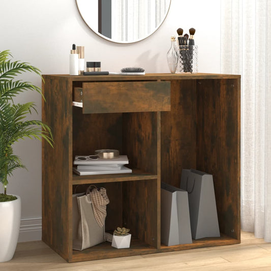 Cosmeticakast 80x40x75 cm bewerkt hout gerookt eikenkleurig is nu te koop bij PeponiXL, paradijselijk wonen!