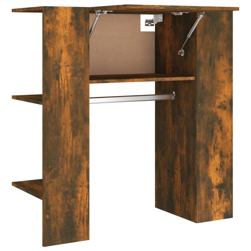 Halmeubel 97,5x37x99 cm bewerkt hout gerookt eikenkleurig is nu te koop bij PeponiXL, paradijselijk wonen!