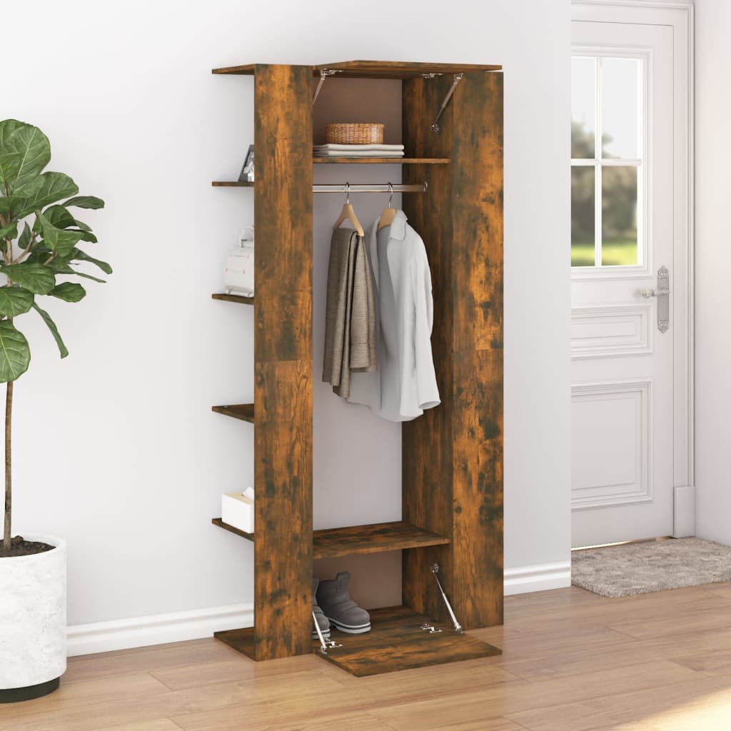 Halmeubel 97,5x37x99 cm bewerkt hout gerookt eikenkleurig is nu te koop bij PeponiXL, paradijselijk wonen!