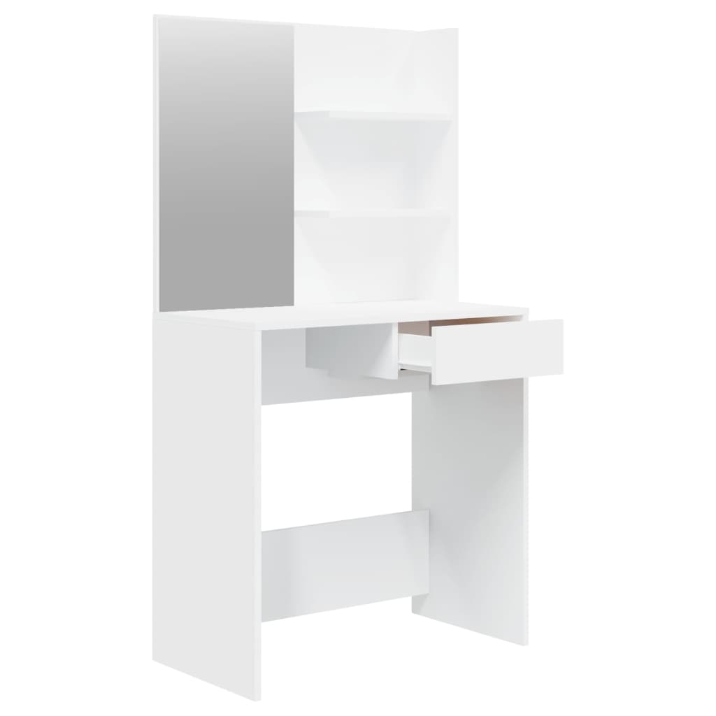 Kaptafelset 74,5x40x141 cm wit is nu te koop bij PeponiXL, paradijselijk wonen!