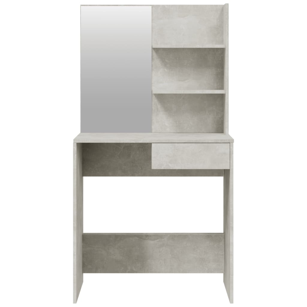 Kaptafelset 74,5x40x141 cm betongrijs is nu te koop bij PeponiXL, paradijselijk wonen!