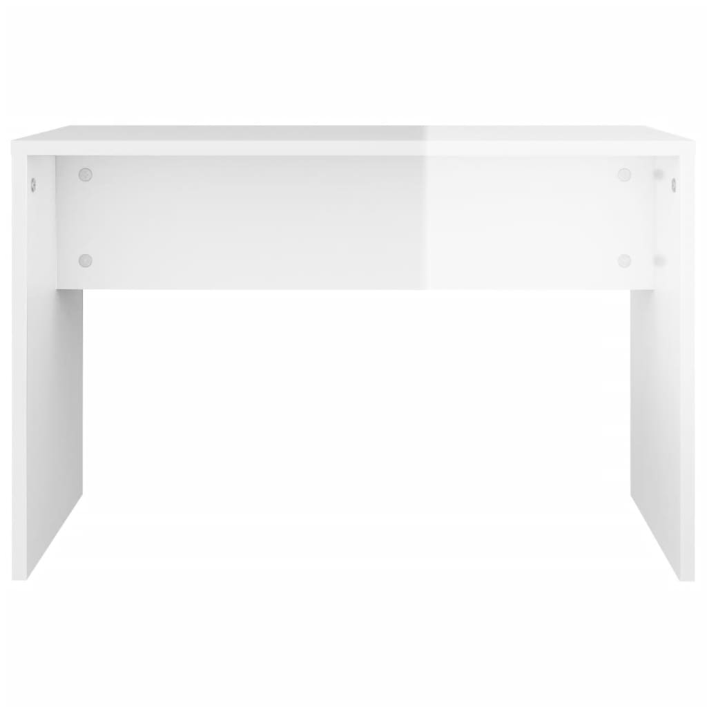 Kaptafelset 74,5x40x141 cm hoogglans wit is nu te koop bij PeponiXL, paradijselijk wonen!