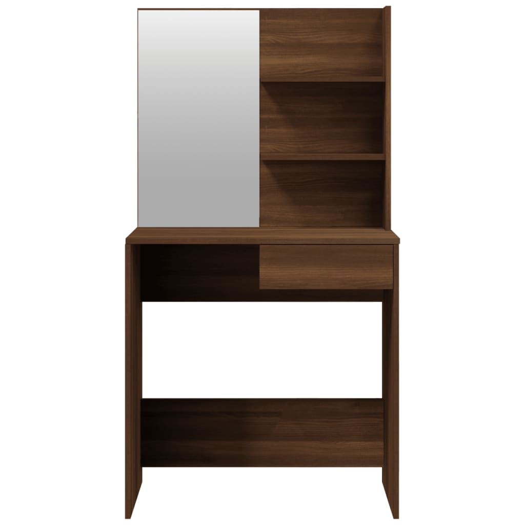 Kaptafelset 74,5x40x141 cm bruineiken is nu te koop bij PeponiXL, paradijselijk wonen!