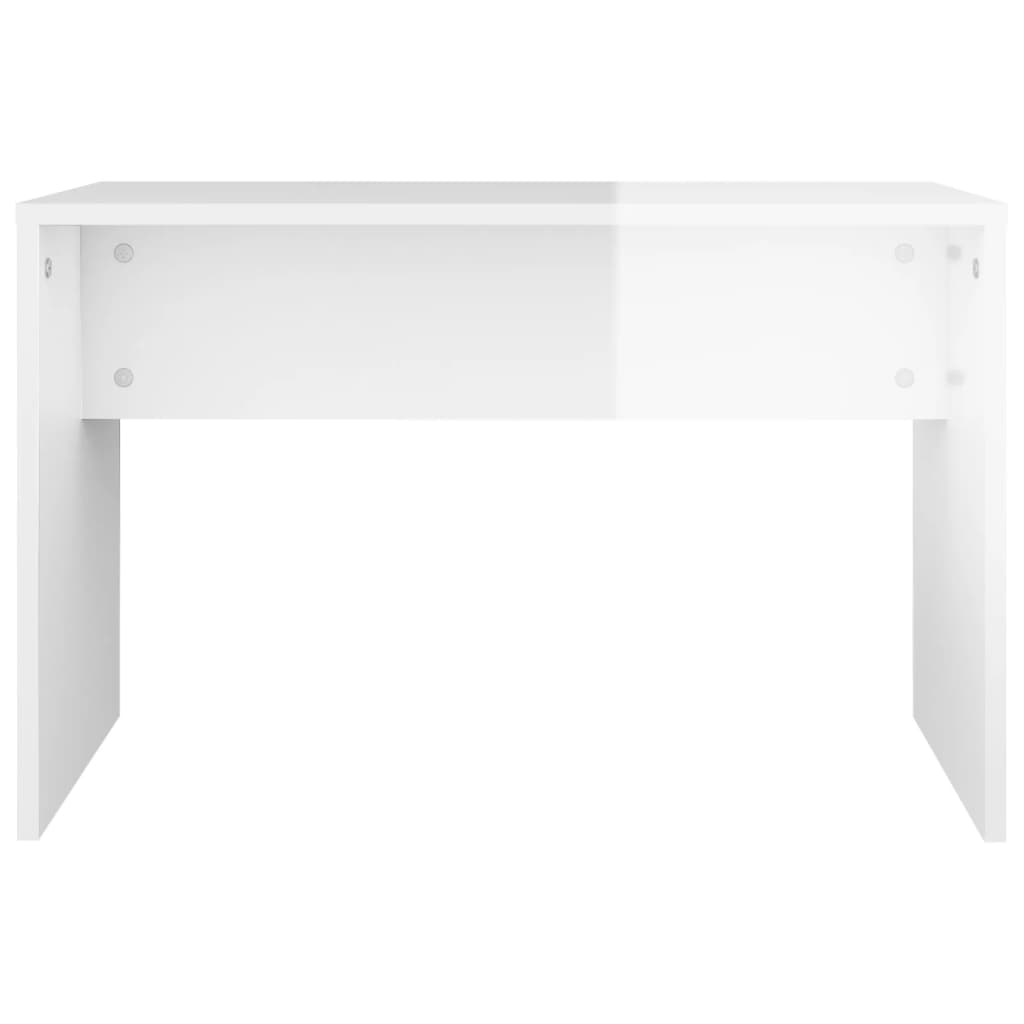Kaptafelset 86,5x35x136 cm hoogglans wit is nu te koop bij PeponiXL, paradijselijk wonen!