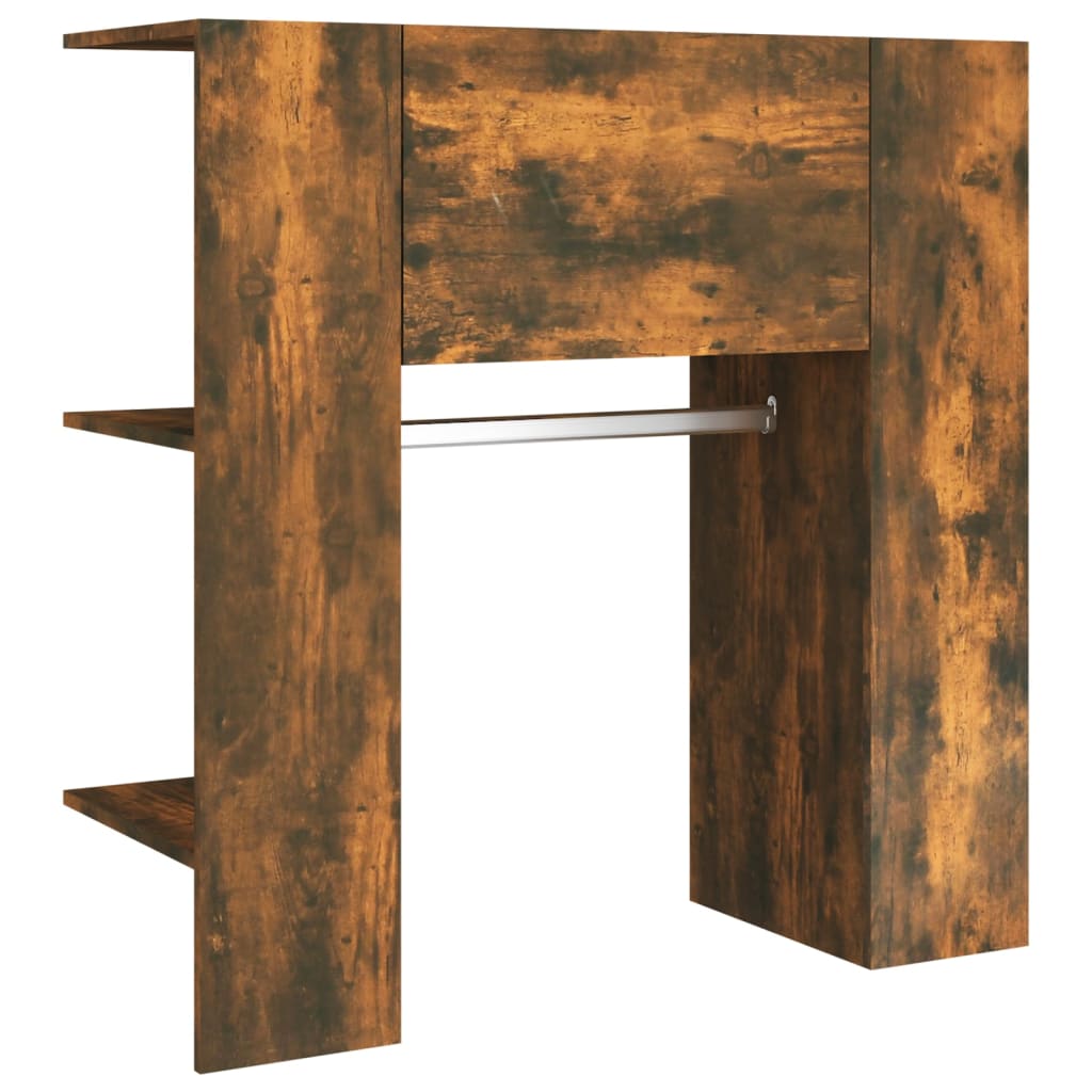 Gangkasten 2 st bewerkt hout gerookt eikenkleurig is nu te koop bij PeponiXL, paradijselijk wonen!