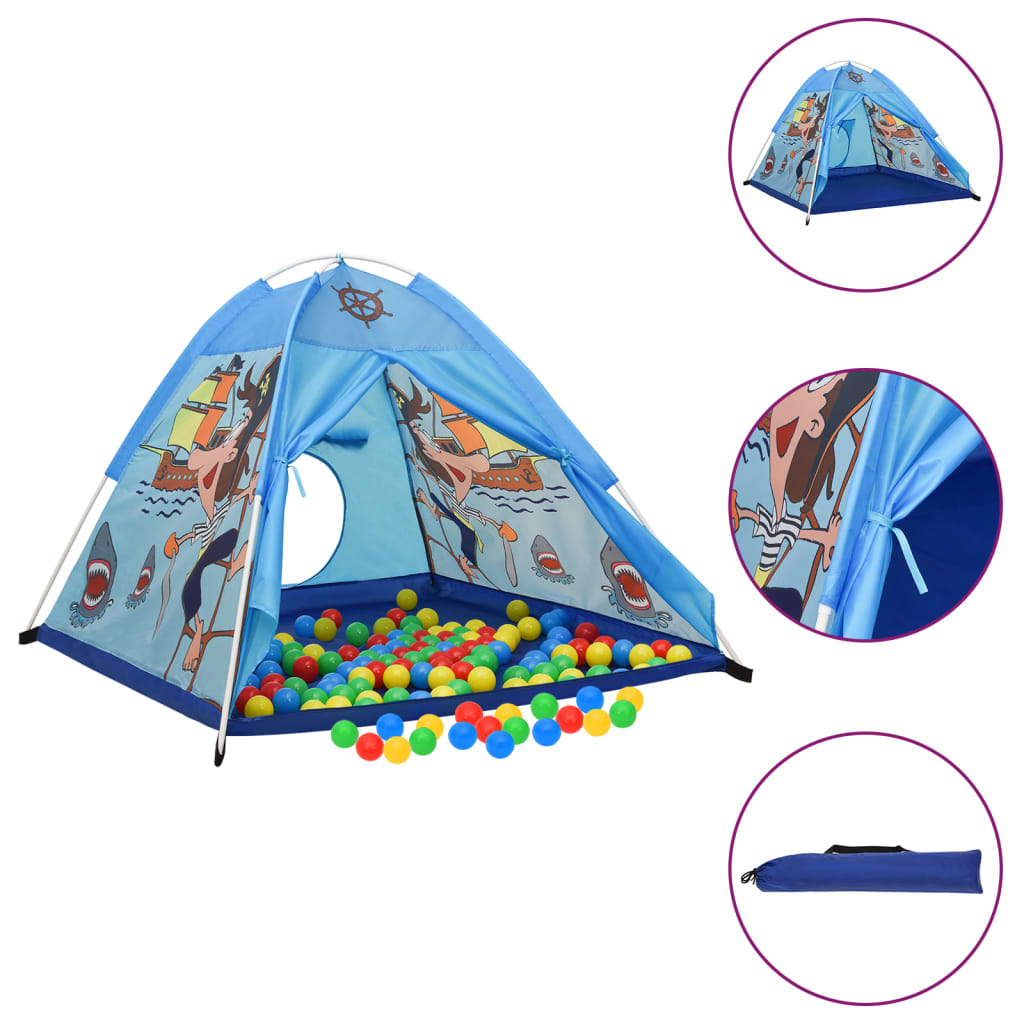 Kinderspeeltent 120x120x90 cm blauw is nu te koop bij PeponiXL, paradijselijk wonen!