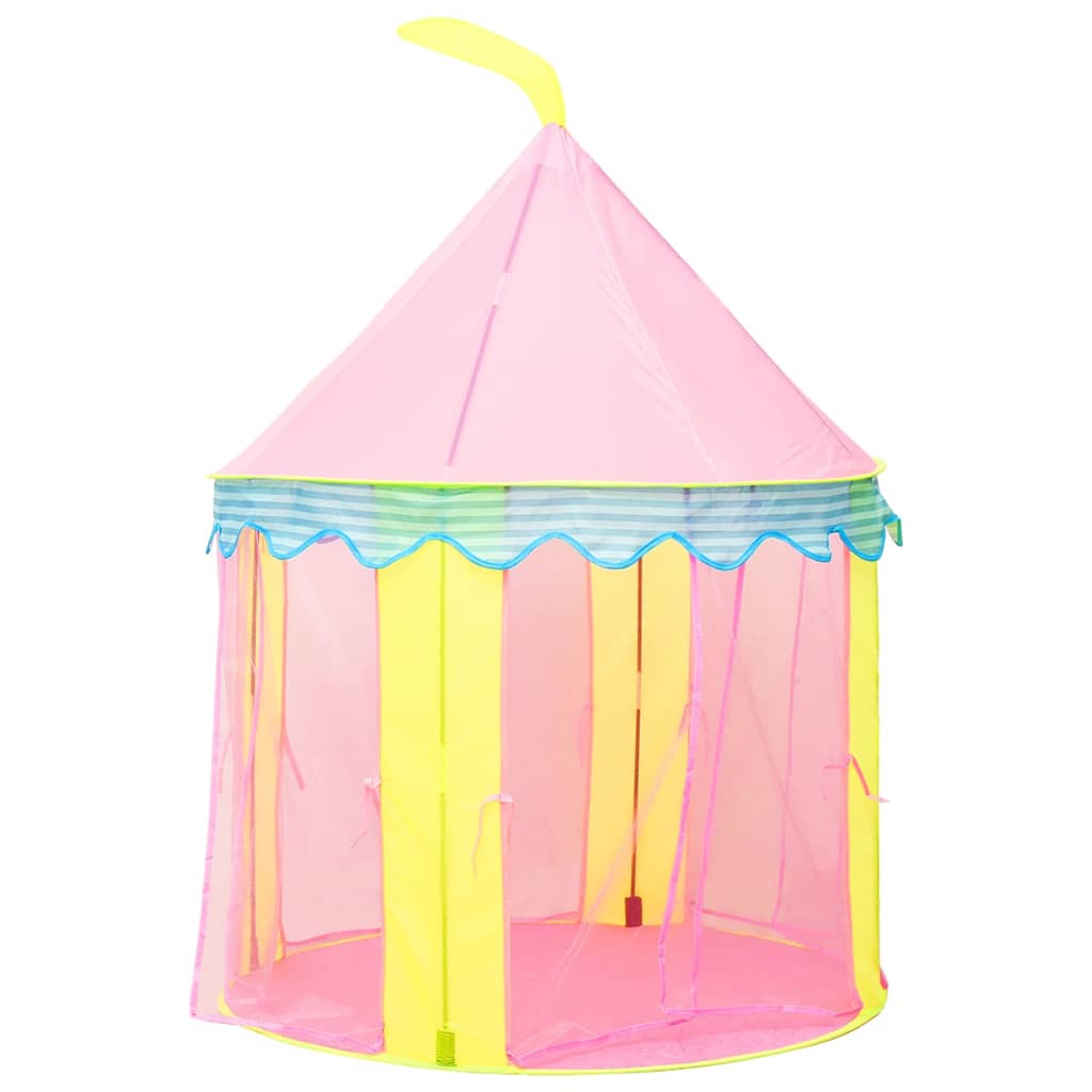 Kinderspeeltent 100x100x127 cm roze is nu te koop bij PeponiXL, paradijselijk wonen!